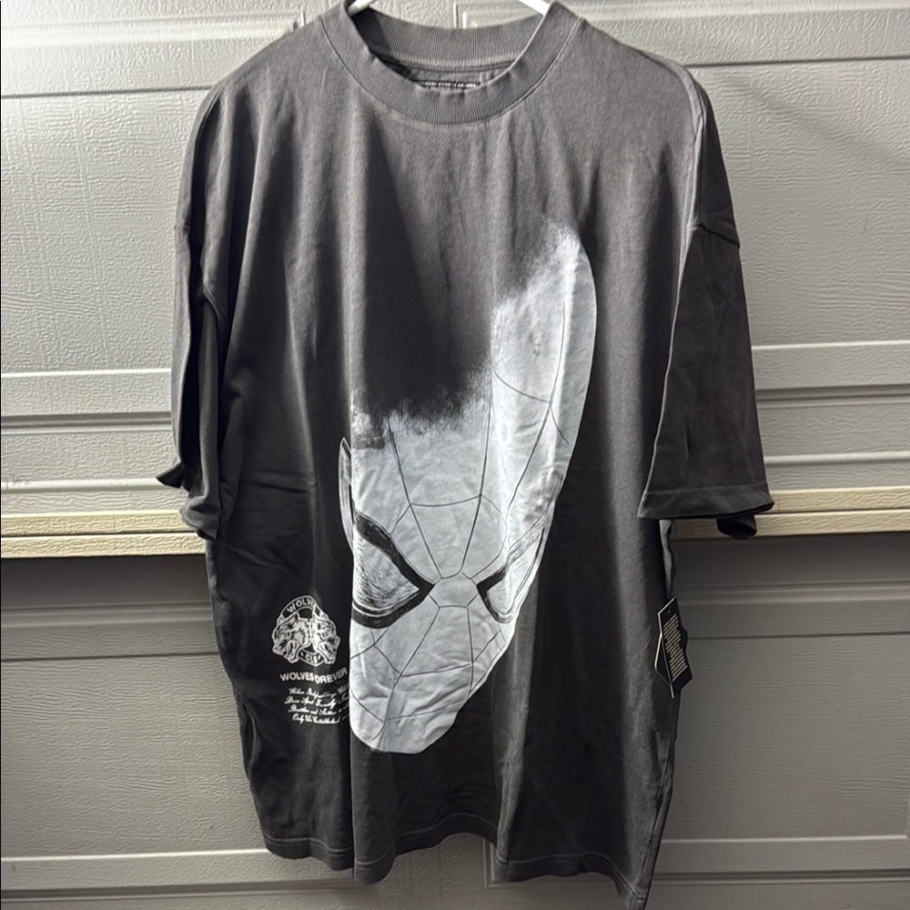 Darc Sport x Spider-Man Gray Short Sleeve Tee